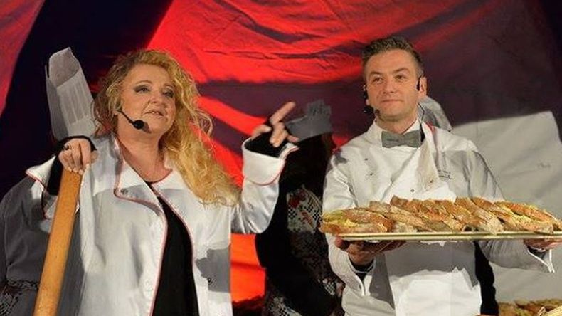 Magda Gessler i Robert Biedroń