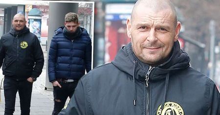 Gulczas zabrał syna do "Dzień Dobry TVN"! Paparazzi przyłapali ich pod studiem. Ale przystojniak!