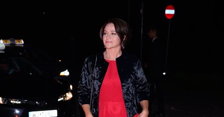 Ewa Drzyzga na balu TVN: Wybrała czerwień