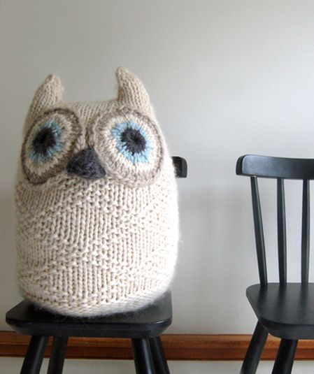 Knitted Snowy Owl