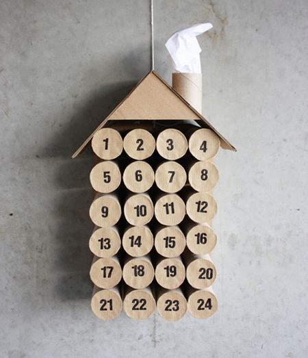 Toilet Paper Roll Advent Calendar