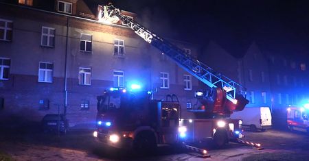 Pożar na Staromiejskiej. Kilkanaście osób ewakuowanych