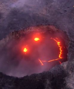 Na Hawajach zaobserwowano... uśmiechnięty wulkan!