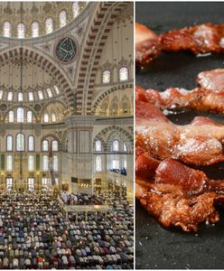 Dwóch Polaków obrzuciło muzułmanów w meczecie bekonem