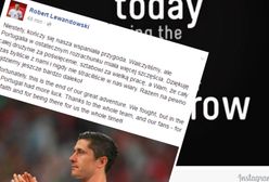 Poruszający wpis Roberta Lewandowskiego po przegranej z Portugalią