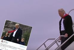 Wiatr zdemaskował modowy trik Donalda Trumpa. Internauci nie mogą przestać się śmiać