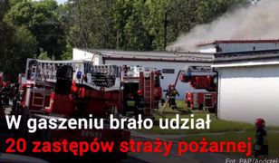 Pożar hali z chemikaliami w Chorzowie [WIDEO]