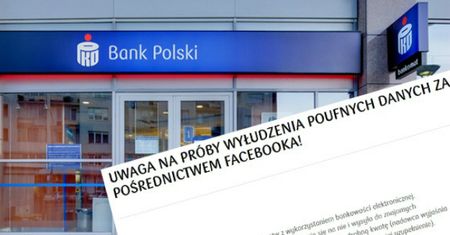 PKO wydało ostrzeżenie: Oszuści za pośrednictwem Facebooka wyłudzają poufne dane bankowe
