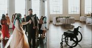 8 lat temu została sparaliżowana. Na ślub przyjechała na wózku, by do ołtarza pójść o własnych siłach