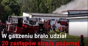 Pożar hali z chemikaliami w Chorzowie [WIDEO]