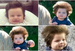 Ten 9-tygodniowy chłopiec podbija internet swoimi niesamowitymi włosami