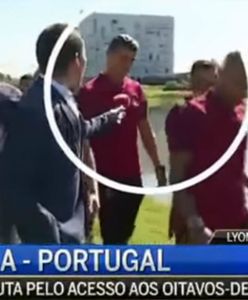 Na aukcję zostanie wystawiony mikrofon, który Cristiano Ronaldo wyrzucił do jeziora [WIDEO]