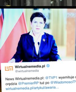 Wicemarszałek Sejmu: dziwnym trafem przed wystąpieniem premier Szydło nastąpiła awaria. Dziś TVP puściło powtórkę orędzia