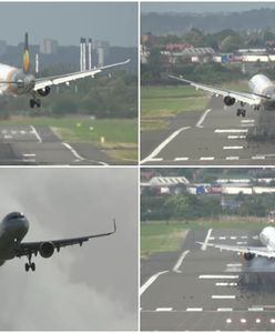 Krok od tragedii. Wiatr niemal dosłownie zdmuchnął samolot z pasa startowego