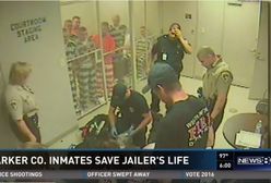 Więźniowie uratowali strażnika, który podczas służby dostał ataku serca