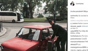 Tom Hanks pokazał zdjęcia swoich "nowych samochodów". Jednym z nich okazał się Fiat 126p