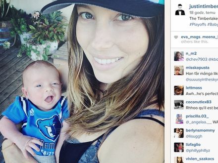 Jessica Biel i Justin Timberlake kibicują z synem
