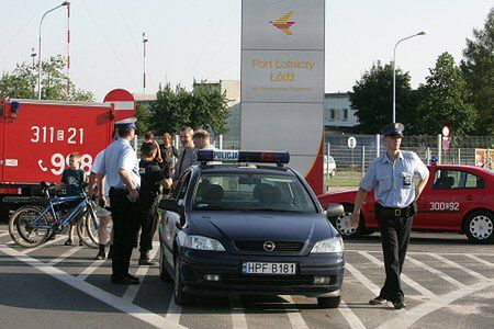 Niewypał usunięty z lotniska w Łodzi