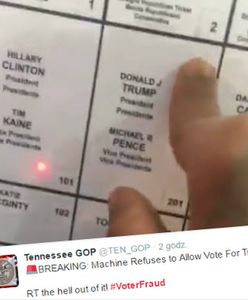 Maszyny w Pensylwanii nie pozwalają głosować na Donalda Trumpa