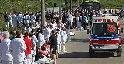 Wyciek amoniaku w zakładach drobiarskich