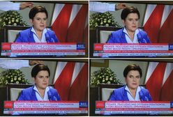 Zabawna wpadka podczas wywiadu z Beatą Szydło w TVP Info. Tajemnicza ręka poprawiła jej fryzurę