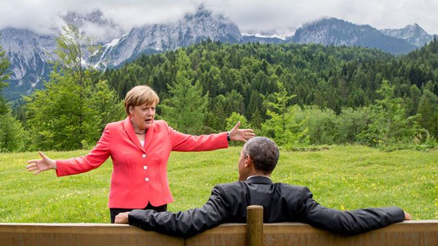 Angela Merkel i Barack Obama