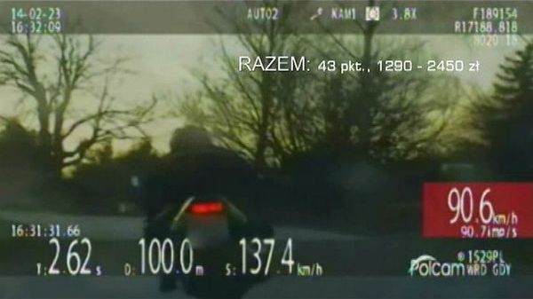 Pościg za motocyklistą w Gdyni