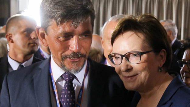 Michał Mazowiecki i premier Ewa Kopacz
