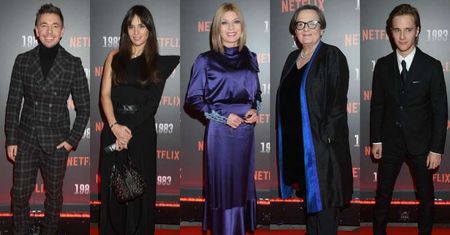 Gwizdy na premierze polskiego serialu "1983": Edyta Olszówka, Anna Czrtoryska-Niemczycka, Maciej Musiał, Renata Kaczoruk