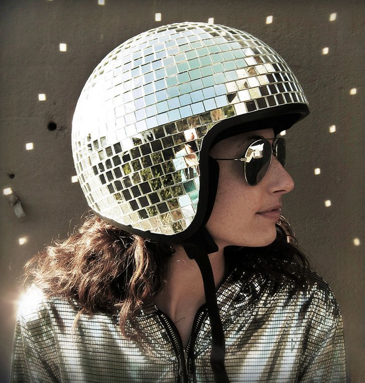 Disco Ball Helmet