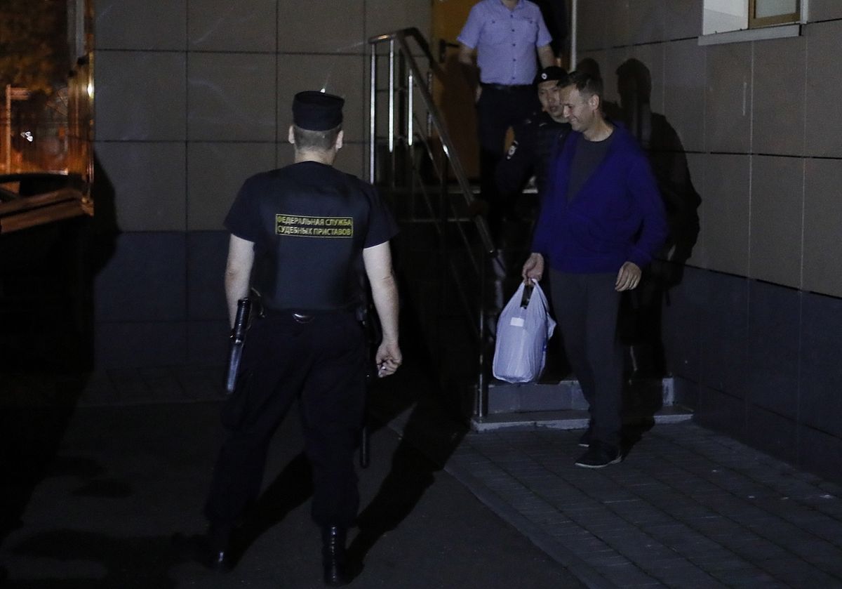 Aleksiej Nawalny skazany na 30 dni aresztu
