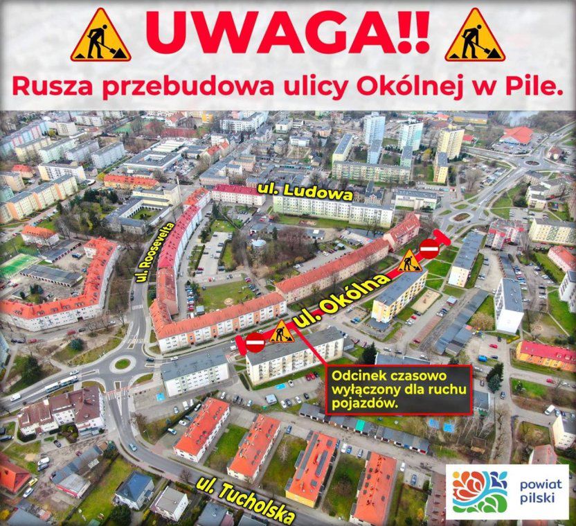 Ruszył remont ul. Okólnej w Pile