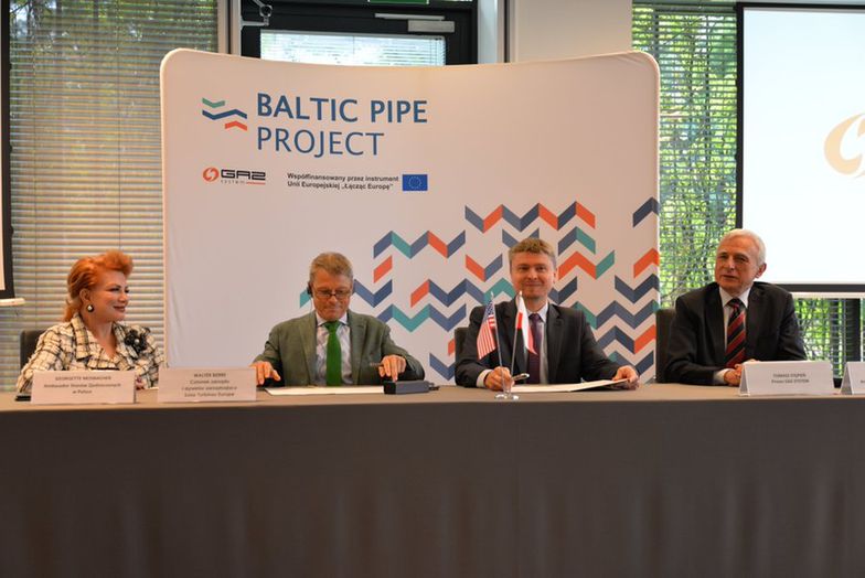 Projekt Baltic Pipe z pierwszym kontraktem