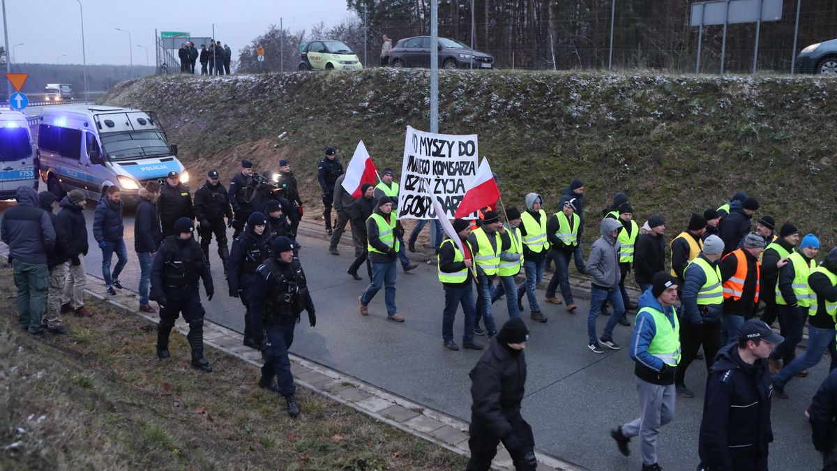 Protest rolników na trasie S8 w połowie grudnia