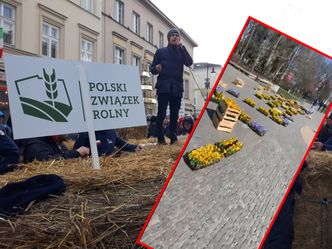 Rolnicy z Agrounii w Warszawie. Nietypowy protest w obronie bazarów i targowisk