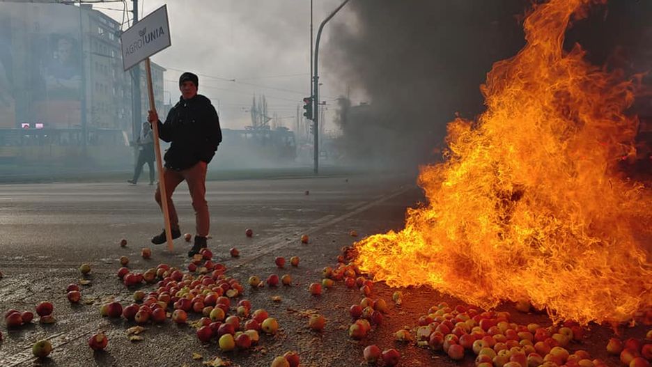 Protest rolników w Warszawie