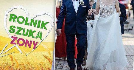 Przystojniak z "Rolnik szuka żony" wziął ślub z młodszą o 32 lata pięknością! Zdjęcie państwa młodych jest wręcz urocze!