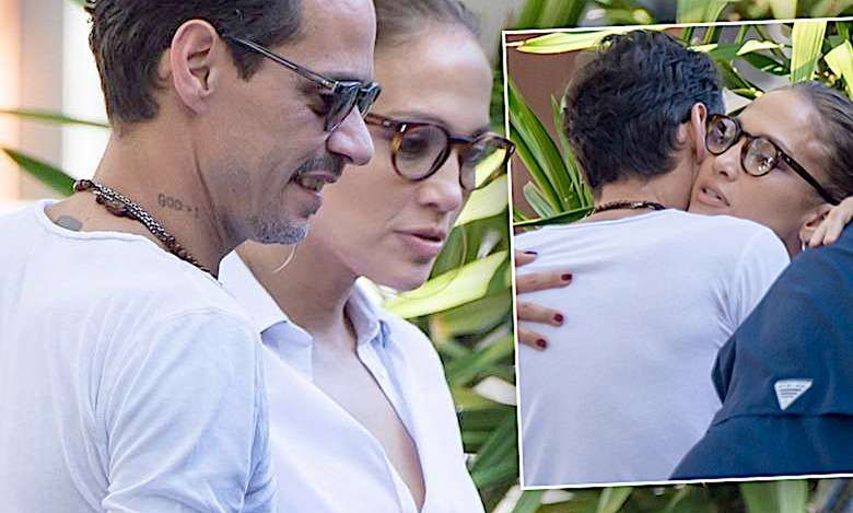 Jennifer Lopez przyłapana na czułościach z byłym mężem! Czy to oznacza koniec jej romansu z Alexem Rodriguezem?