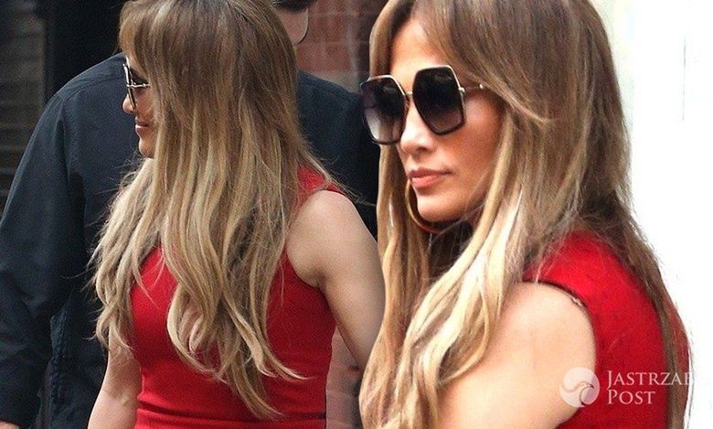 Jennifer Lopez nawet na obiedzie z dziećmi i kochankiem wygląda jak lalka! Tylko co się stało z jej perfekcyjnym brzuchem? [ZDJĘCIA]