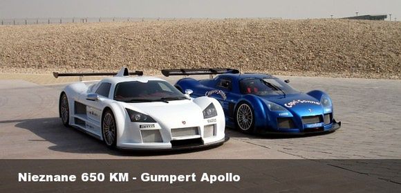 Nieznane 650 KM - Gumpert Apollo