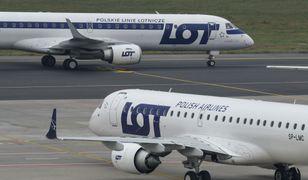 Awaryjne lądowanie na lotnisku Chopina w Warszawie. Na pokładzie 78 osób