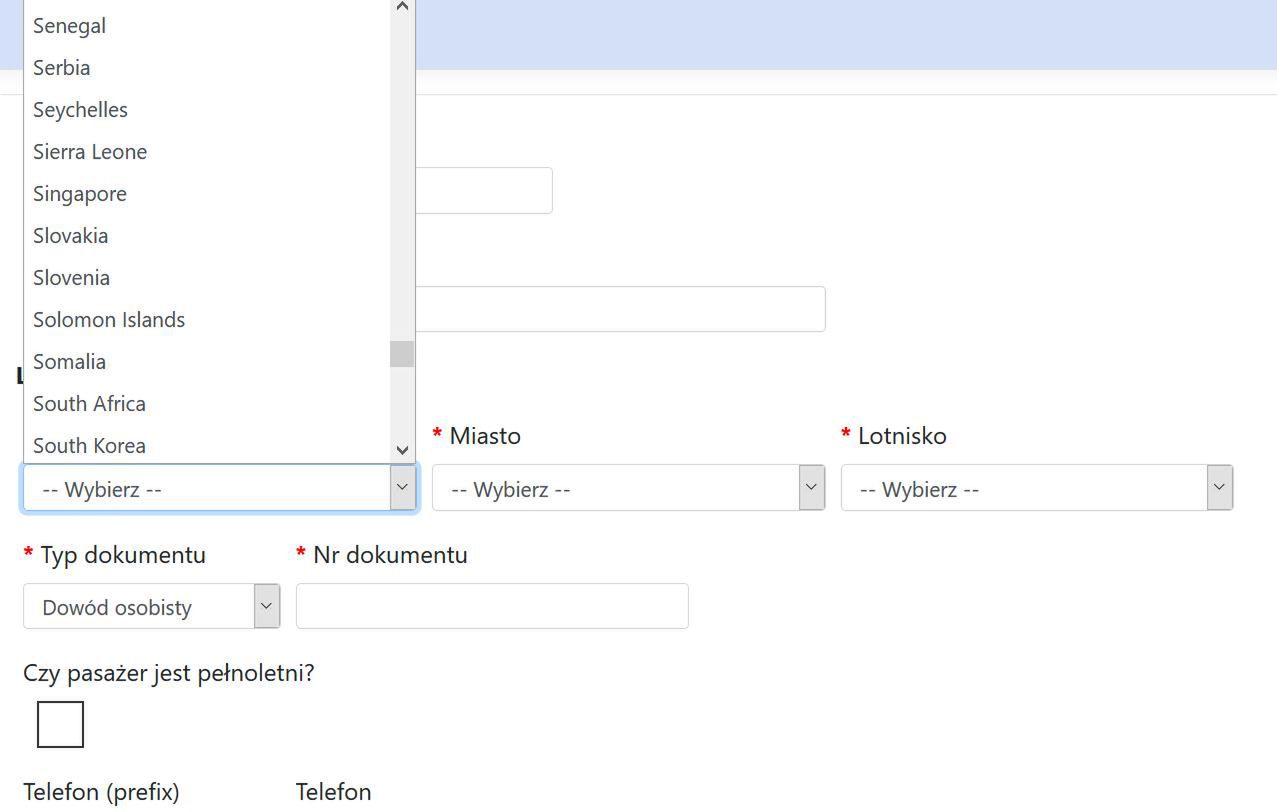 Już nie trzeba wybierać lotniska. Wystarczy kraj 