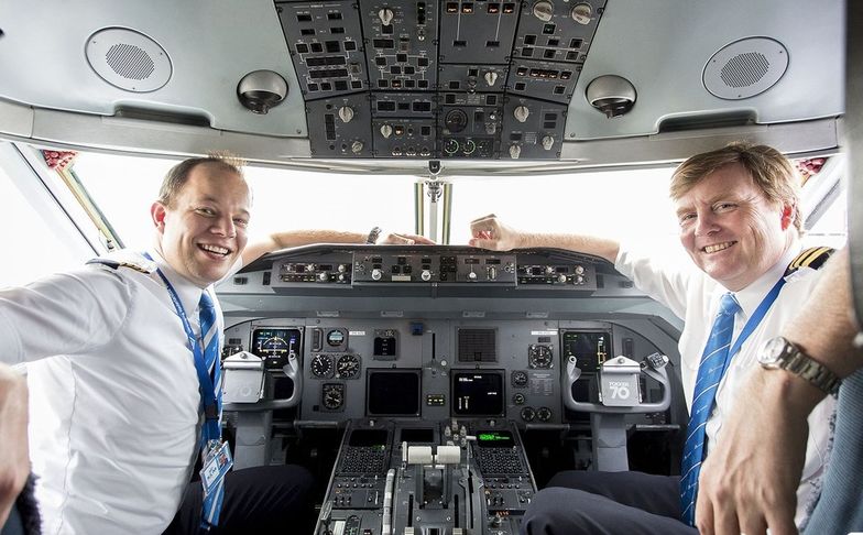 Król Holandii w sekrecie pilotował samolot komercyjnych linii lotniczych... przez 21 lat