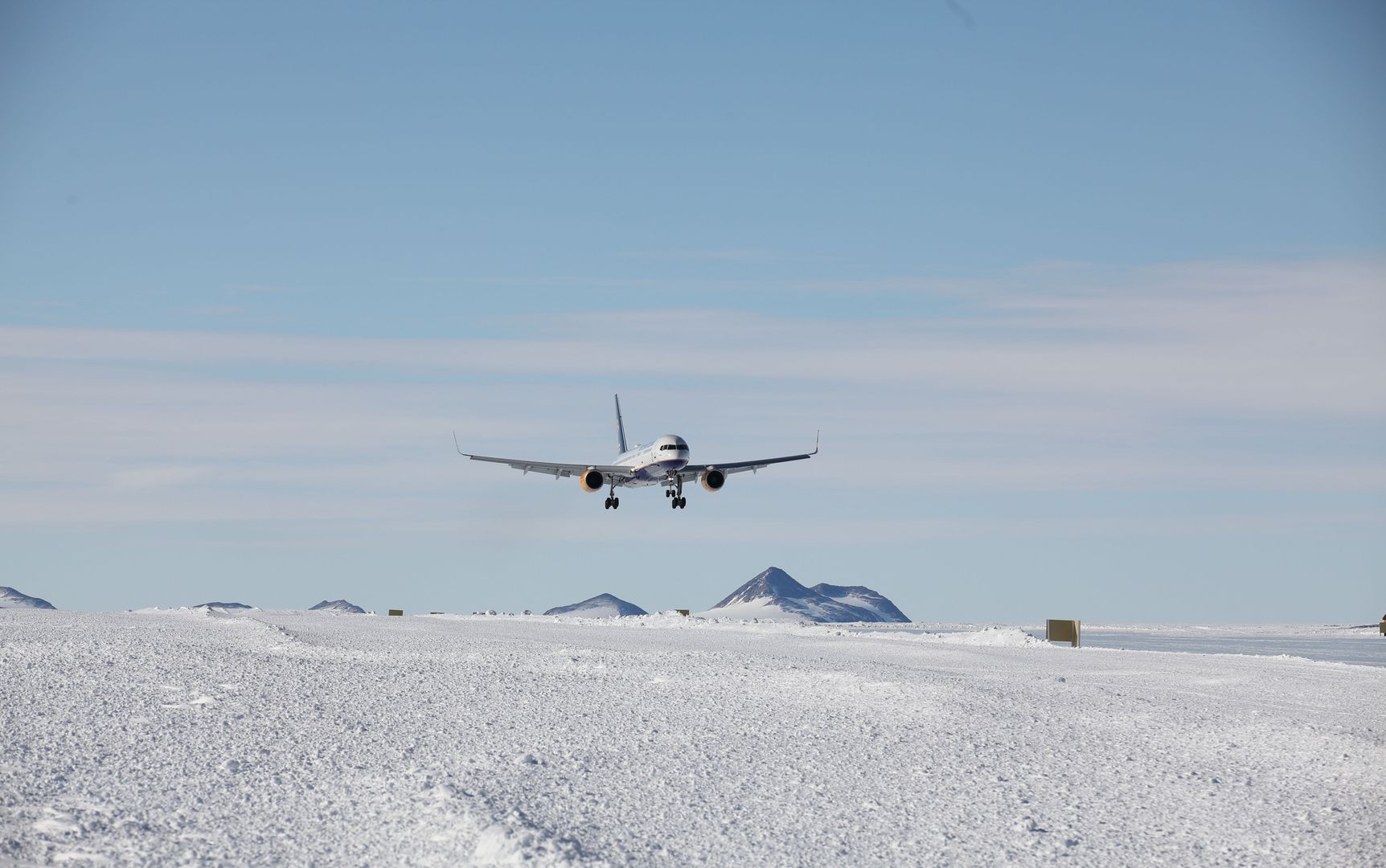 Boeing 757 na Antarktydzie