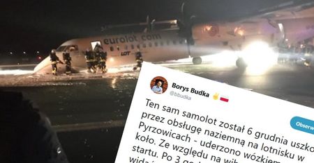 "Ten sam samolot został uszkodzony miesiąc temu". Budka o awarii Bombardiera