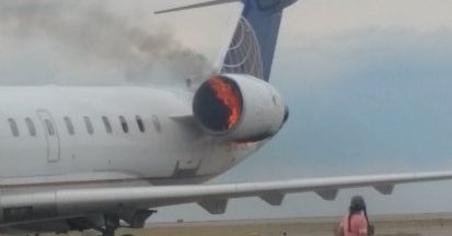 Szokujący widok. Płonący samolot United Airlines lądował na lotnisku w Denver