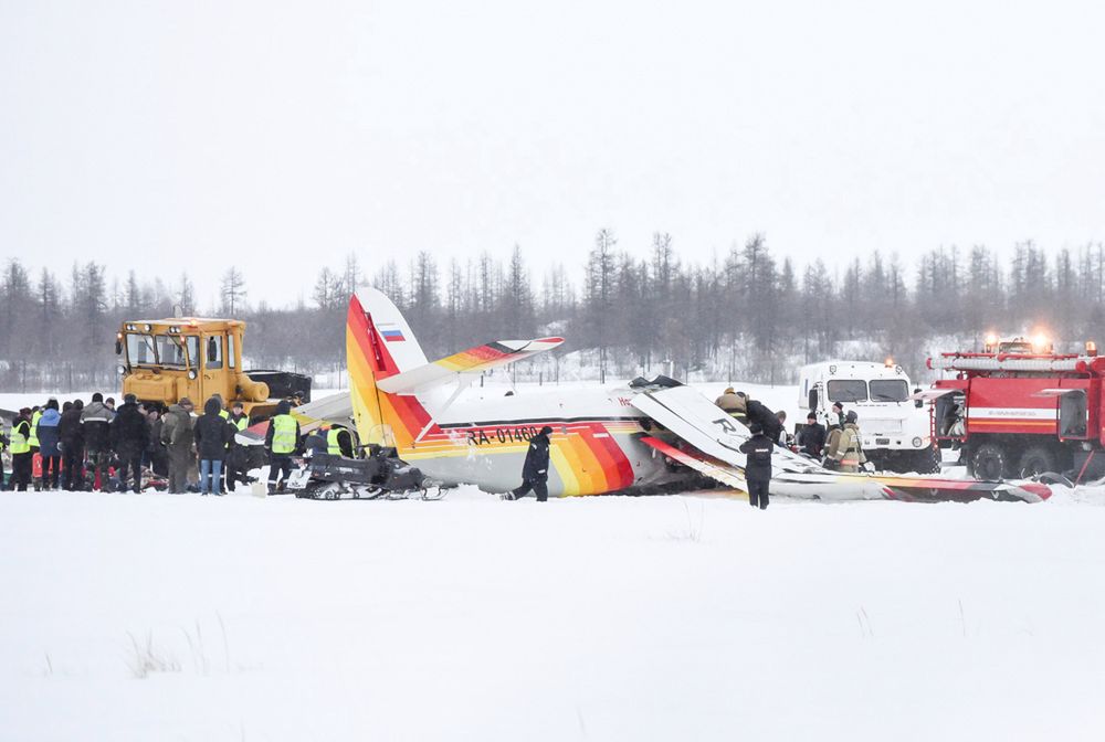 Rosja: Nagrali wypadek samolotu. 4 zabitych, 9 rannych