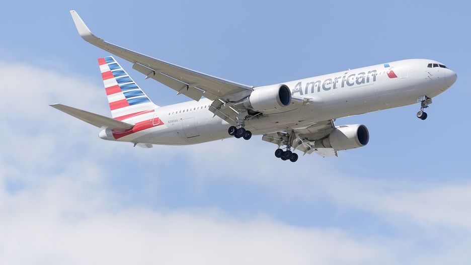 Pasażerka skorzystała z linii American Airlines
