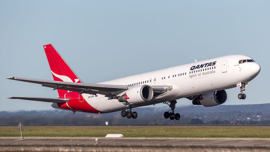 Boeing 767 w barwach linii Qantas Airways