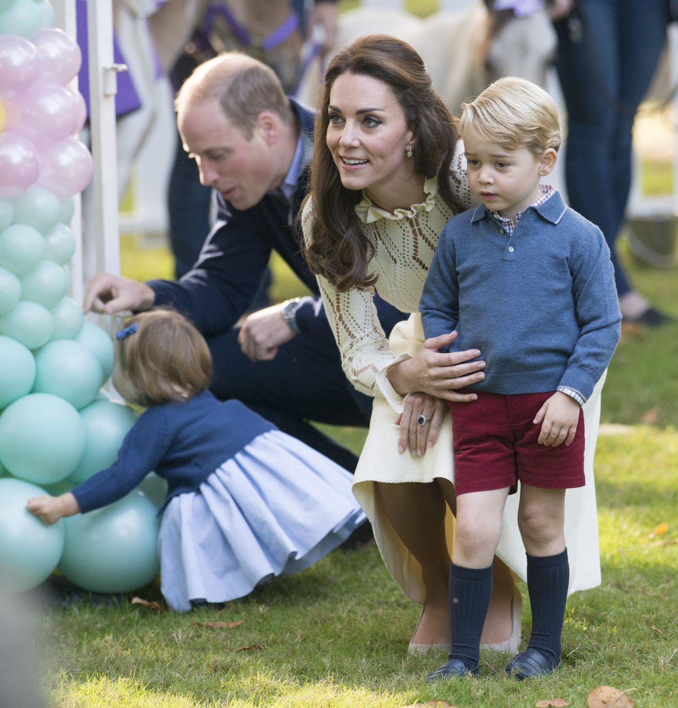 Księżna Kate i książę George
